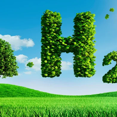 Hydrogen green energy symbol - Ecological ConceptFonte: 322138892<!-- NICAID(15194778) -->