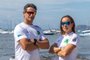O gaúcho Samuel Albrecht e a carioca Gabriela Nicolino treinam na Baía da Guanabara, no Rio de Janeiro, para os Jogos de Tóquio 2020. A dupla representará o Brasil na Nacra 17, a única classe mista da Olimpíada.<!-- NICAID(14763528) -->