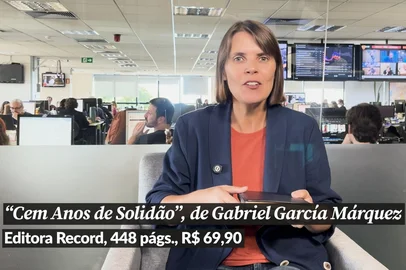Juliana Bublitz no O que Estou Lendo (Cem Anos de Solidão, de Gabriel García Márquez).<!-- NICAID(16024093) -->