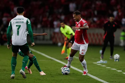 Porto Alegre, RS, Brasil, 16-04-2025: Internacional x Palmeiras pela quarta rodada do Campeonato Brasileiro Série A 2025. Foto: Renan Mattos/ Agência RBS<!-- NICAID(16018630) -->