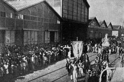 Procissão de Navegantes, em POA, em 1929<!-- NICAID(15665428) -->