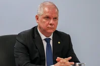 BrasÃ­lia-DF, 19/07/2023, O presidente do INSS, Alessandro Stefanutto, durante entrevista coletiva sobre a modernizaÃ§Ã£o tecnolÃ³gica da folha de pagamentos do INSS, na sede da Dataprev, em BrasÃ­lia. Foto: JosÃ© Cruz/AgÃªncia Brasil<!-- NICAID(16031305) -->