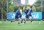 Na reapresentação do Grêmio, Edílson e Ferreira participam de treinamento  