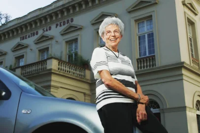 Eva Sopher na mostra Sou Boa no Volante.<!-- NICAID(13992533) -->