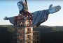 A "briga" dos Cristos: Eduardo Paes brinca sobre a estátua de Encantado e prefeito da cidade gaúcha faz convite