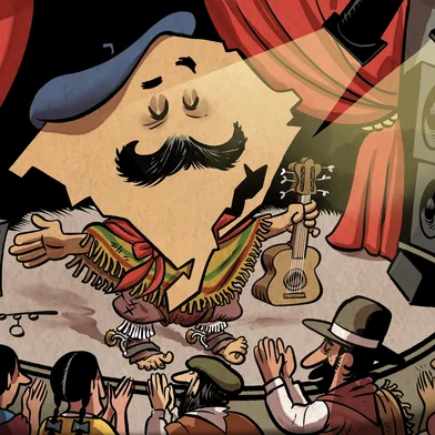 PORTO ALEGRE, RS, BRASIL, 08-09-2025: Ilustração para o especial A Música do Rio Grande. Foto: Gilmar Fraga / Agencia RBS<!-- NICAID(16119455) -->