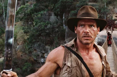 Harrison Ford como Indiana Jones<!-- NICAID(15147570) -->