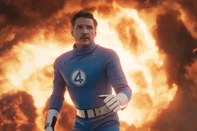 Pedro Pascal as Reed Richards/Mister Fantastic in 20th Century Studios/Marvel Studios' THE FANTASTIC FOUR: FIRST STEPS. Photo courtesy of Marvel Studios. Â© 2025 20th Century Studios / Â© and â¢ 2025 MARVEL<!-- NICAID(16087074) -->