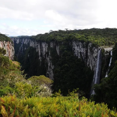 CAMBARÁ DO SUL, RS, BRASIL, 17/05/2022. Cânion Itaimbezinho, no Parque Nacional Aparados da Serra, em Cambará do Sul. (Bruno Todeschini/Agência RBS)<!-- NICAID(15099038) -->