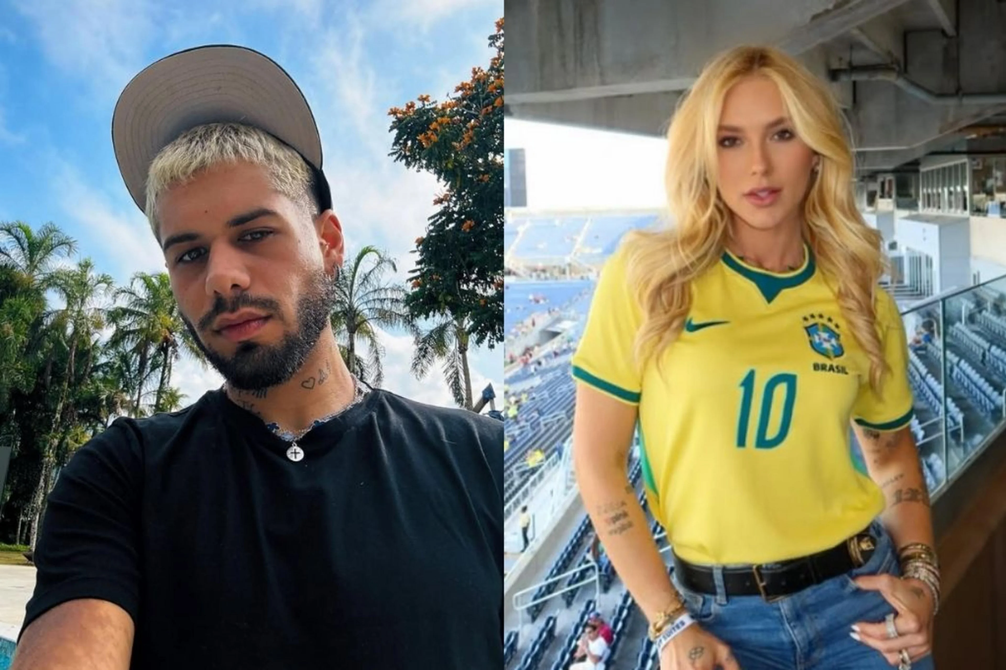 Reprodução/@zefelipe / @virginia / Instagram