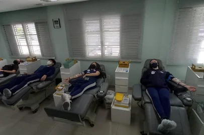 Alunos do colégio São José de Caxias do Sul desenvolvem projeto de doação de sangue nesta terça-feira<!-- NICAID(14936118) -->