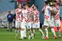Croatia's midfielder #07 Lovro Majer (L) celebrates with teammates after scoring his team's fourth goal during the Qatar 2022 World Cup Group F football match between Croatia and Canada at the Khalifa International Stadium in Doha on November 27, 2022. (Photo by Anne-Christine POUJOULAT / AFP)Editoria: SPOLocal: DohaIndexador: ANNE-CHRISTINE POUJOULATSecao: soccerFonte: AFPFotógrafo: STF<!-- NICAID(15277946) -->