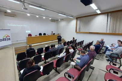 A primeira assembleia do Conselho Regional de Desenvolvimento (Corede) da Produção 2023, ocorreu na manhã desta terça-feira (12), na Universidade de Passo Fundo.<!-- NICAID(15538270) -->