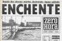 Capa de Zero Hora  na cobertura das consequências do El Niño no RS 1983-1984<!-- NICAID(15574870) -->