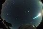 Clarão no céu de São Paulo e Minas: bólido, tipo de meteoro extremamente brilhante. Foto: Laboratório Nacional de Astrofísica (LNA/MCTI) /  Divulgação<!-- NICAID(15166650) -->
