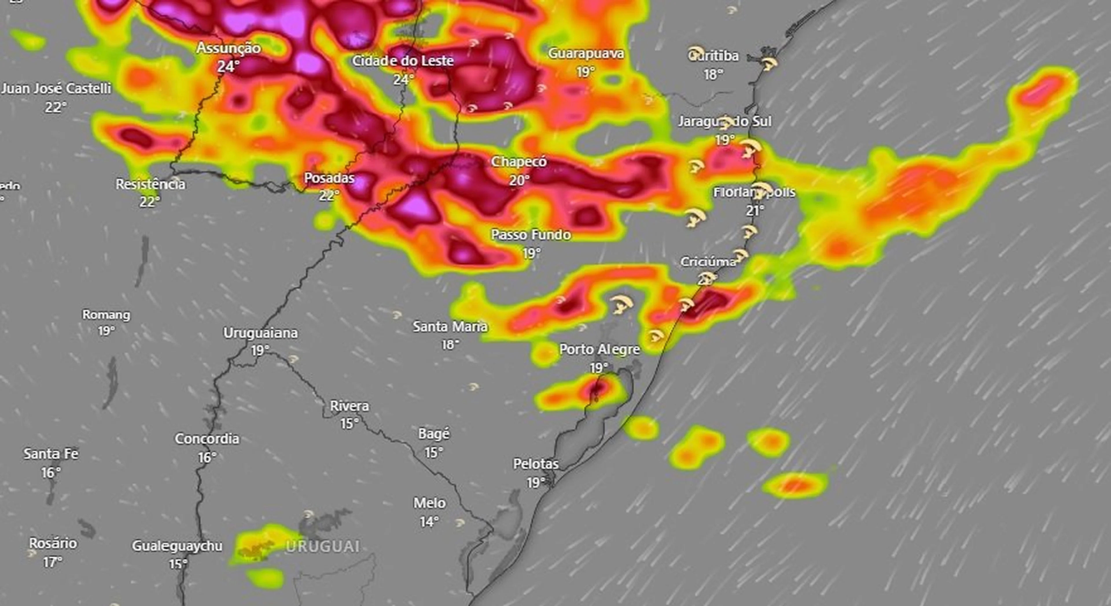 Windy.com/Reprodução