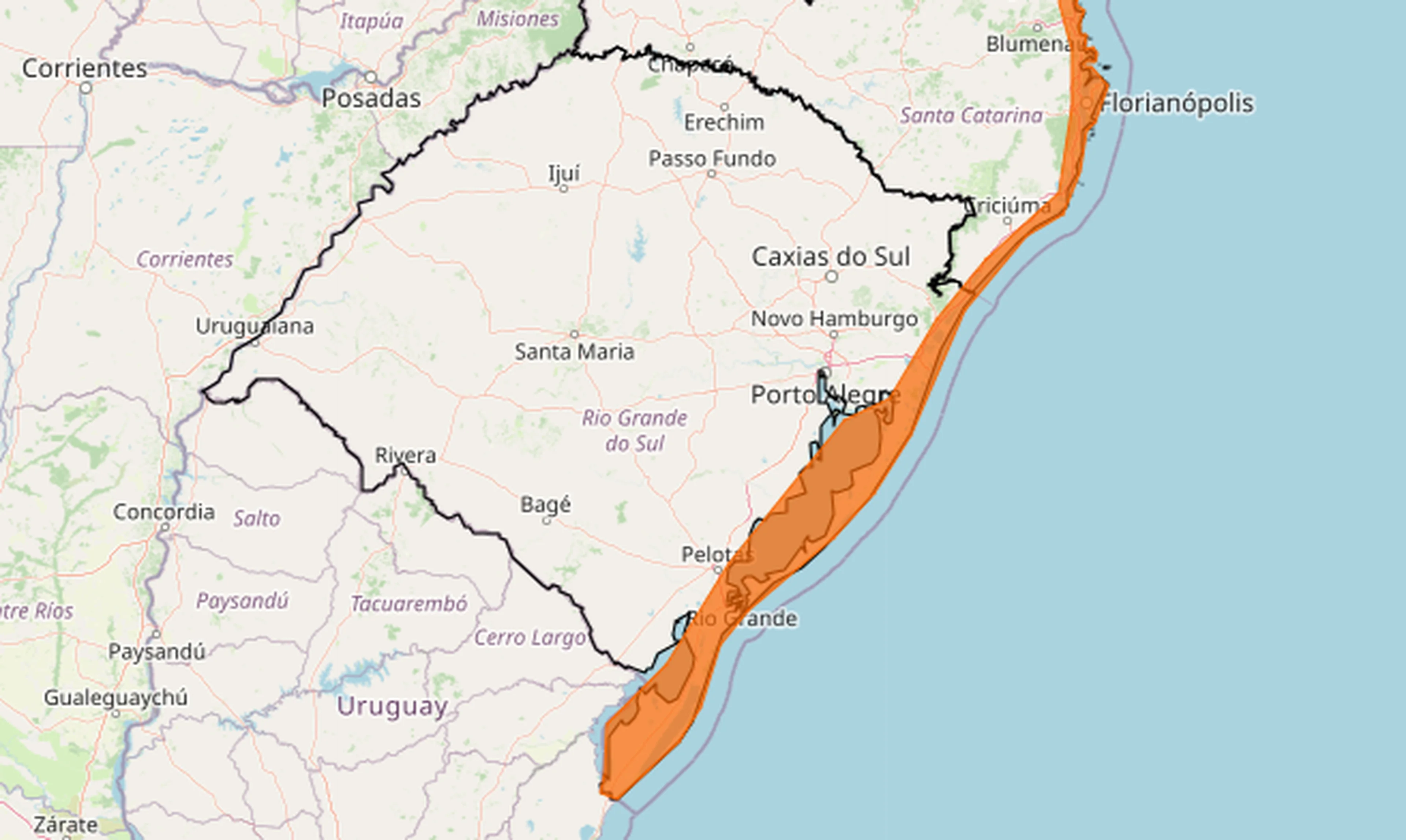 Instituto Nacional de Meteorologia (Inmet)/Reprodução