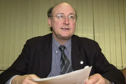 Presidente do CREMERS Marco Antonio Becker,na redação de ZH.<!-- NICAID(1577129) -->
