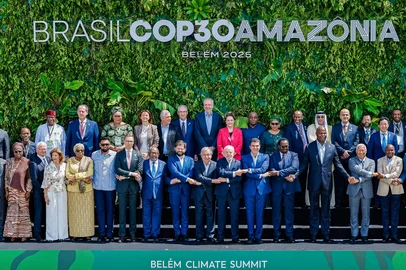 Ricardo Stuckert / PR/Divulgação Presidente da República, Luiz Inácio Lula da Silva, durante a fotografia oficial da Cúpula do Clima (COP30). Parque da Cidade – Belém (PA) Foto: Ricardo Stuckert / PR/DivulgaçãoIndexador: Ricardo StuckertFotógrafo: Secretário de Audiovisual<!-- NICAID(16162772) -->
