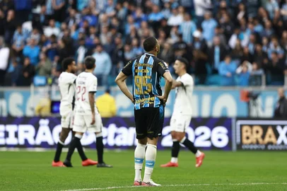 Jeff Botega / Grupo RBS PORTO ALEGRE, RS, BRASIL, 12-09-2026: Grêmio e Vasco pelo campeonato Brasileiro 2026, na Arena. Foto: Jeff Botega/Grupo RBSIndexador: jeff botega<!-- NICAID(16364835) -->