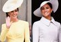 Kate Middleton, Meghan Markle e mais: looks monocromáticos dominam missa pelo jubileu da rainha