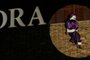 Papai noel da Aurora no evento de 2022. <!-- NICAID(15599472) -->