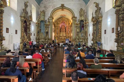 Lançamento do livro Lutz - A Visão e as Previsões de José Lutzenberger, em Viamão. <!-- NICAID(15872561) -->