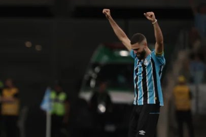 04.05.2025, PORTO ALEGRE, RS, Brasil: Pré-jogo Grêmio x Santos, sétima rodada do Brasileirão 2025. Fotos: Jefferson Botega/Agencia RBSIndexador: jeff botega<!-- NICAID(16029686) -->