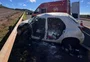 Homem morre após colisão frontal entre carro e caminhão na BR-470, em Lagoa Vermelha