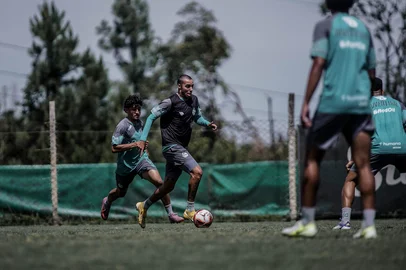 Fernando Alves / EC Juventude/Divulgação Treino do Juventude no CT em preparação par ao jogo com o Inter-SM.<!-- NICAID(16205435) -->