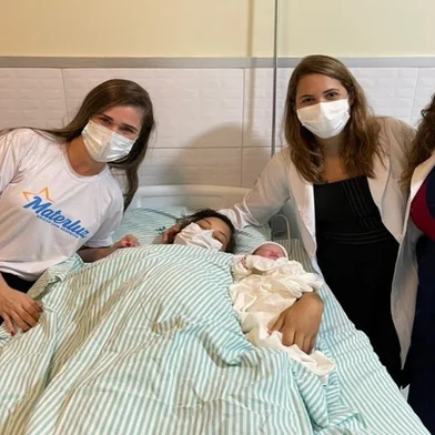 Sarah Menezes, filha Nina