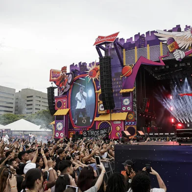 Porto Alegre, RS, Brasil, 17-11-2024: Djonga se apresenta no Rap in Cena. Foto: Mateus Bruxel / Agência RBSIndexador: MATEUS BRUXEL<!-- NICAID(15915501) -->