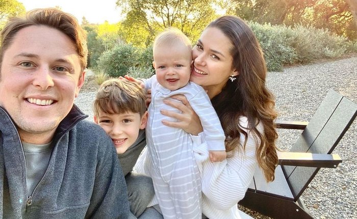 Atriz Fernanda Machado e sua família (Foto: Reprodução - Internet)