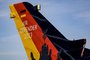 The tailwing of a german Tornado painted in the colors of the German flag by the Tactical Air Force Squadron 51 'Immelmann' and reading Air Defender 2023 for the occasion of the Air Defender Exercise 2023 is seen at the military airport of Jagel, northern Germany, on June 9, 2023. The Air Defender 2023 is a multinational air operation exercise in European airspace under the command of the German Air Force taking place from June 12 to June 23, 2023. (Photo by Axel Heimken / POOL / AFP) / The erroneous mention[s] appearing in the metadata of this photo by Axel Heimken has been modified in AFP systems in the following manner: [June 9] instead of [June 8]. Please immediately remove the erroneous mention[s] from all your online services and delete it (them) from your servers. If you have been authorized by AFP to distribute it (them) to third parties, please ensure that the same actions are carried out by them. Failure to promptly comply with these instructions will entail liability on your part for any continued or post notification usage. Therefore we thank you very much for all your attention and prompt action. We are sorry for the inconvenience this notification may cause and remain at your disposal for any further information you may require.<!-- NICAID(15454112) -->