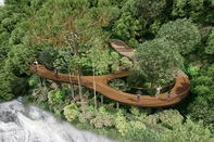 Parque do Caracol terá atrativo de turismo de aventura inédito no Brasil a partir de 2025, desck do moinho<!-- NICAID(15865711) -->