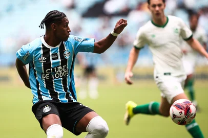 PORTO ALEGRE, RS, BRASIL, 15-02-2026. GREMIO X JUVENTUDE pelo gauchão 2026. Foto Jonathan Heckler/agência RBS<!-- NICAID(16225936) -->