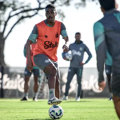 Juventude treina para enfrentar o Atlético-MG com Caíque<!-- NICAID(16026978) -->