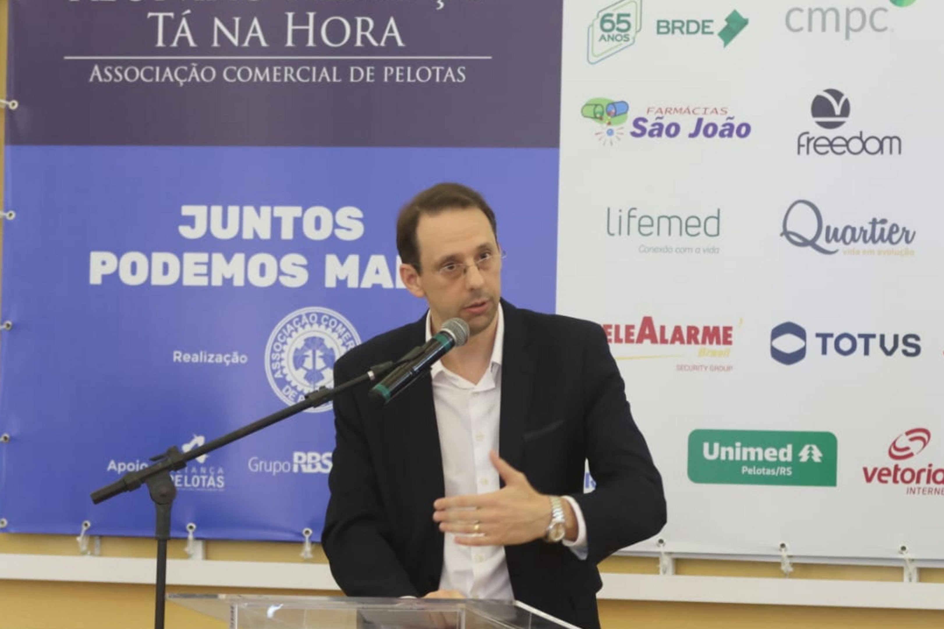 &ldquo;Queremos mostrar que &eacute; poss&iacute;vel empreender&rdquo;, diz presidente da Associa&ccedil;&atilde;o Comercial de Pelotas