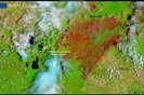 A fumaça dos incêndios que atingem as áreas florestais na divisa entre Mato Grosso e Mato Grosso do Sul, no centro-oeste brasileiro, já é vista do espaço. No dia 22 de novembro, diretamente do espaço, o satélite Coopernicus Sentinel-2, da Agência Espacial Europeia flagrou as regiões afetadas pelo fogo.<!-- NICAID(15612079) -->
