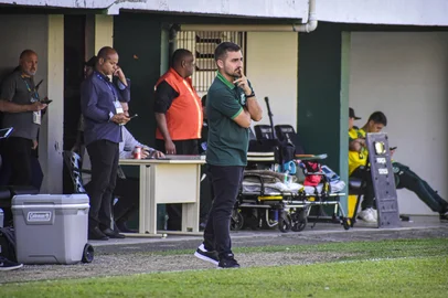 Juventude X Grêmio pela sexta rodada do Brasileirão Sub-20.<!-- NICAID(16018426) -->