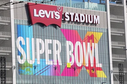 SANTA CLARA, CALIFORNIA - FEBRUARY 05: A general view outside Levi's Stadium prior to Super Bowl LX on February 05, 2026 in Santa Clara, California.   Ishika Samant/Getty Images/AFP (Photo by Ishika Samant / GETTY IMAGES NORTH AMERICA / Getty Images via AFP)<!-- NICAID(16220381) -->