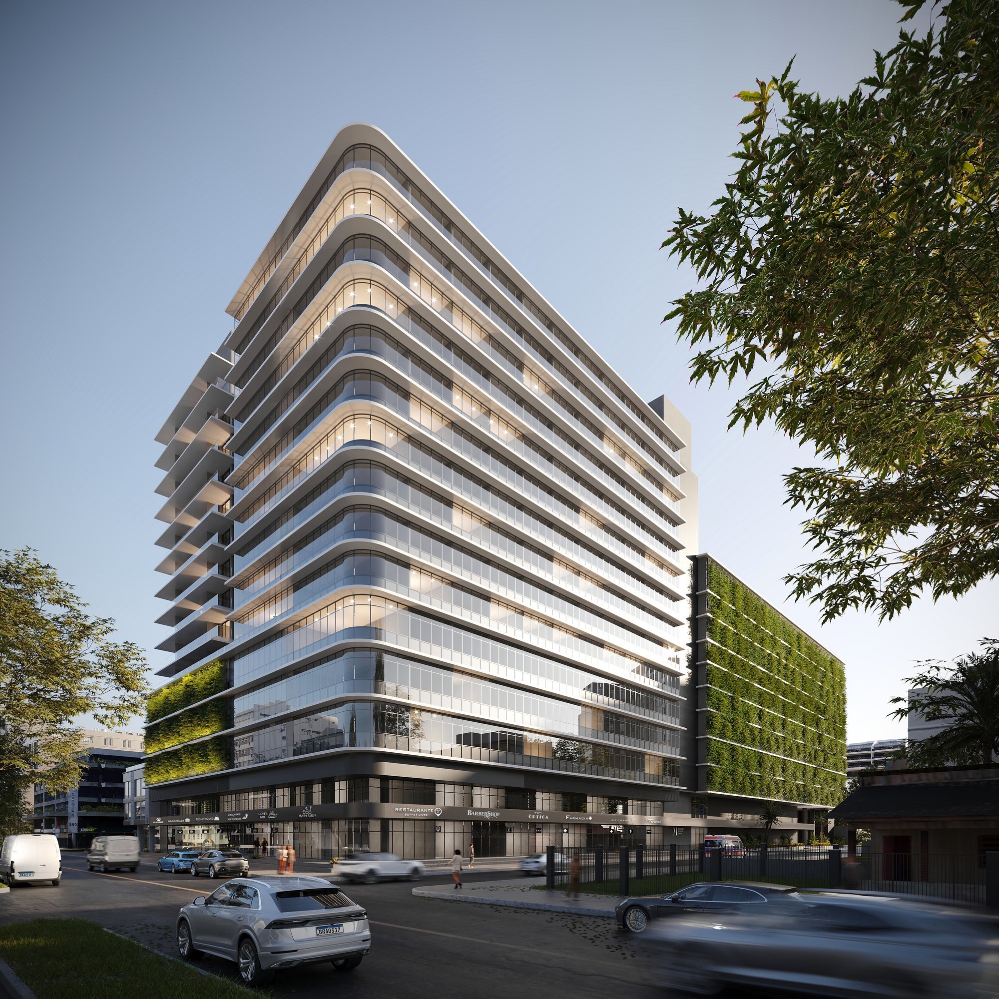 Torre corporativa eleva experi&ecirc;ncia de profissionais e clientes no Litoral