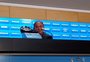 Evolução, reforços e vaias: a coletiva de Denis Abrahão após o empate do Grêmio com o Criciúma