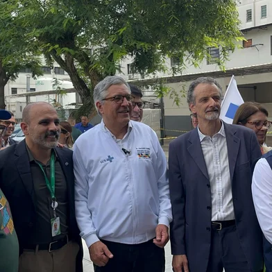 O ministro Alexandre Padilha acompanhou, na manhã deste sábado (15), o mutirão de exames e cirurgias no Grupo Hospitalar Conceição<!-- NICAID(15996312) -->