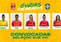 Cinco atletas do Inter são convocadas para a Seleção Brasileira sub-20