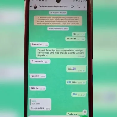 Em mensagem que consta na ação do MP referente a Caraá, vereador fala em valores pelo apoio