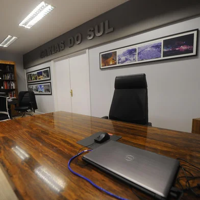 CAXIAS DO SUL, RS, BRASIL, 08/10/2020 - Gabinete do prefeito. (Marcelo Casagrande/Agência RBS)<!-- NICAID(14612568) -->