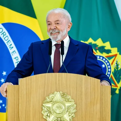 18.12.2025 - Presidente da RepÃºblica, Luiz InÃ¡cio Lula da Silva, durante entrevista coletiva Ã  imprensa. PalÃ¡cio do Planalto. BrasÃ­lia (DF) - BrasilFoto: Ricardo Stuckert / PR<!-- NICAID(16189885) -->