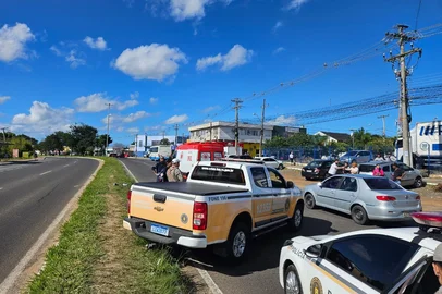 Atropelamento na RS-040 em Viamão (12/5/2023)