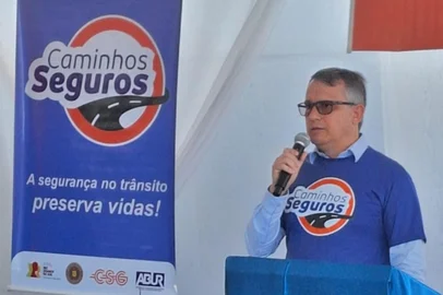 Ricardo Peres, diretor-presidente da Caminhos da Serra Gaúcha (CSG), no lançamento da mobilização Caminhos Seguros, nesta quarta-feira (13). <!-- NICAID(15913010) -->